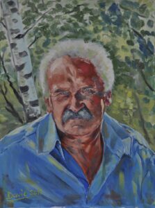Portret ojca pod brzozą